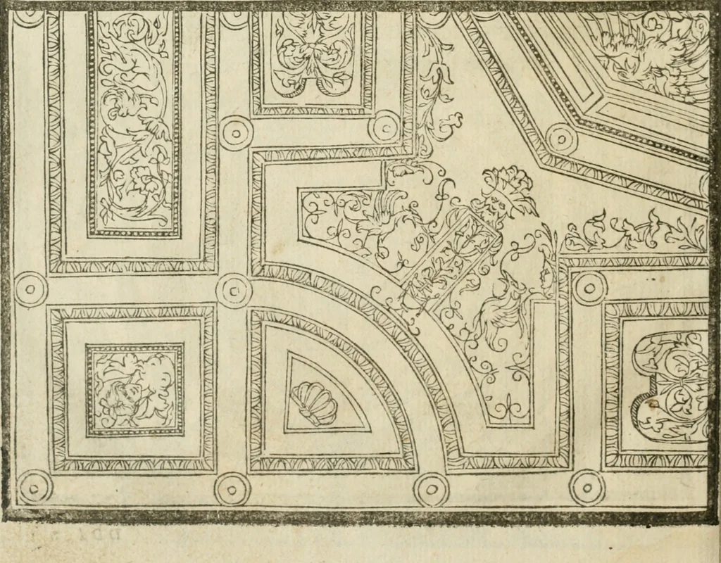 An illustration from Libro primo [-quinto] d'architettvra ..., 1566, leaf 399
