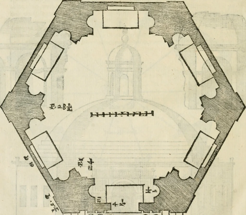 An illustration from Libro primo [-quinto] d'architettvra ..., 1566, leaf 415