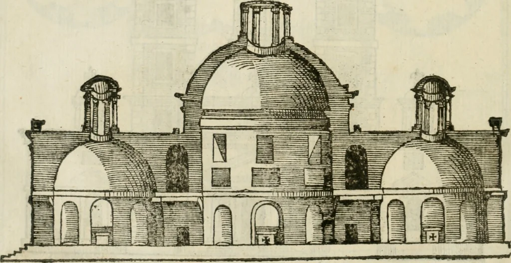 An illustration from Libro primo [-quinto] d'architettvra ..., 1566, leaf 427