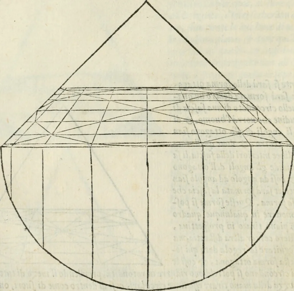 An illustration from Libro primo [-quinto] d'architettvra ..., 1566, leaf 45