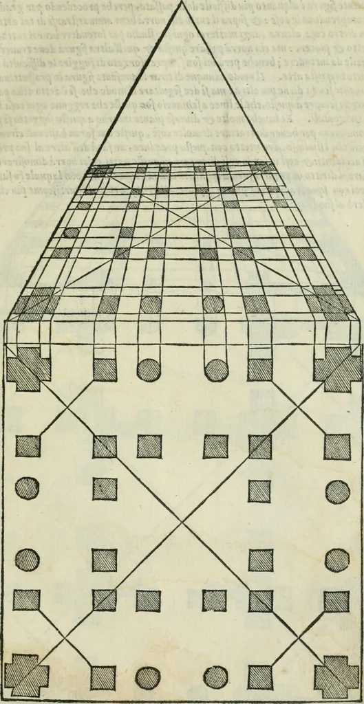An illustration from Libro primo [-quinto] d'architettvra ..., 1566, leaf 48