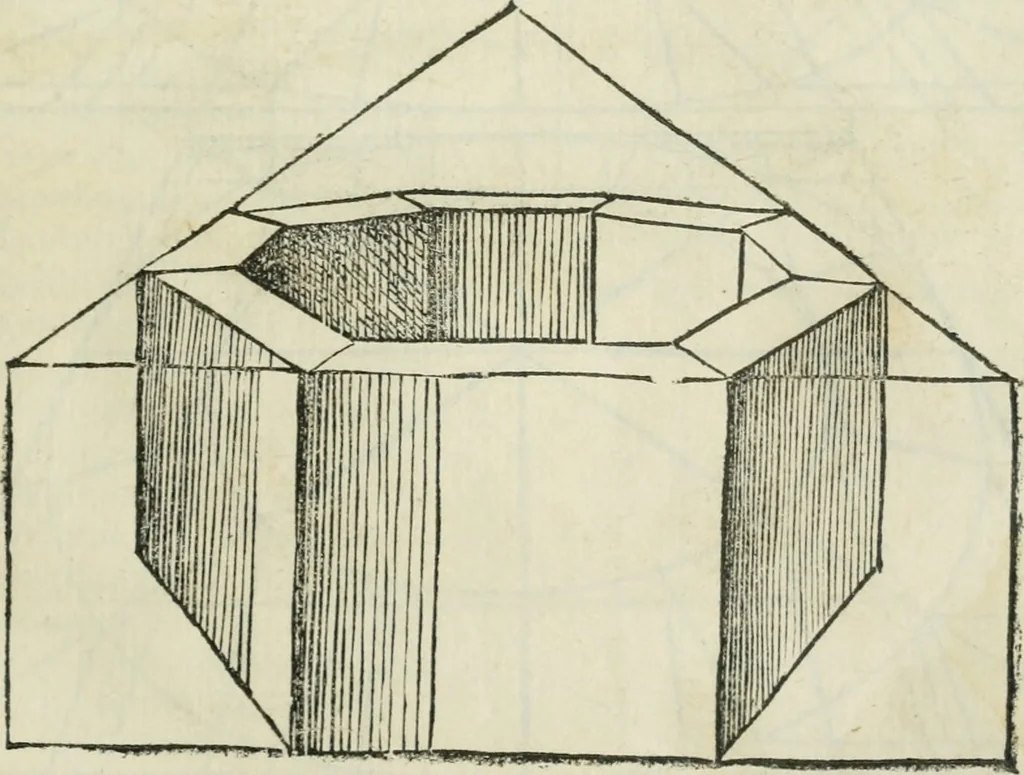 An illustration from Libro primo [-quinto] d'architettvra ..., 1566, leaf 52