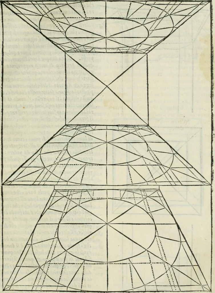 An illustration from Libro primo [-quinto] d'architettvra ..., 1566, leaf 54