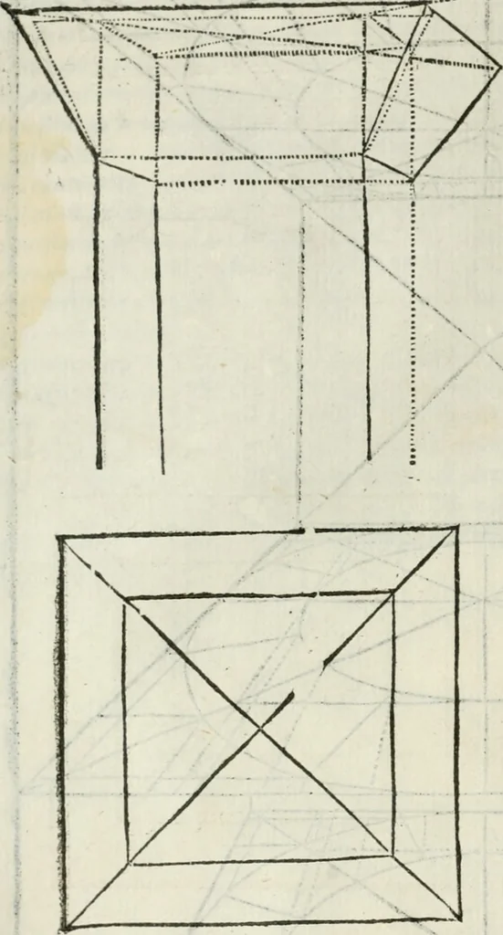 An illustration from Libro primo [-quinto] d'architettvra ..., 1566, leaf 55