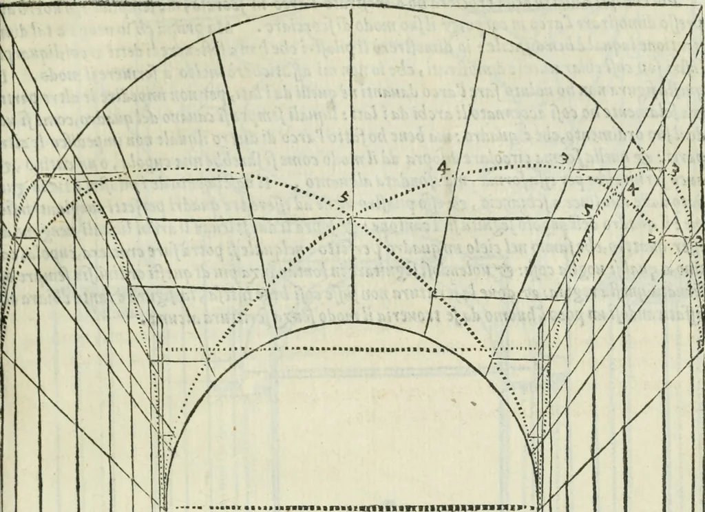 An illustration from Libro primo [-quinto] d'architettvra ..., 1566, leaf 66
