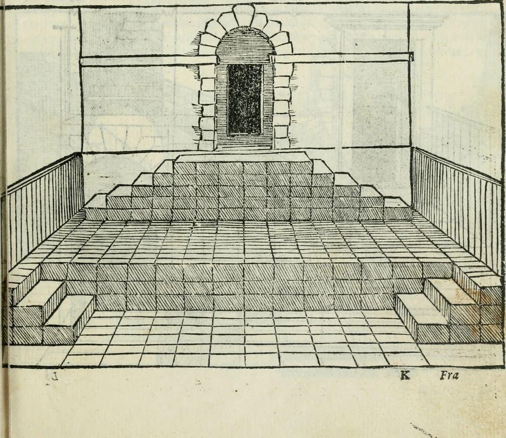 An illustration from Libro primo [-quinto] d'architettvra ..., 1566, leaf 76