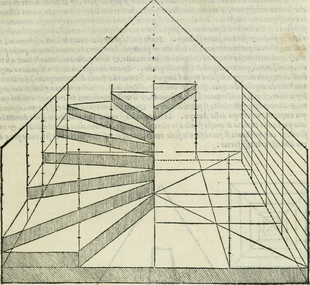 An illustration from Libro primo [-quinto] d'architettvra ..., 1566, leaf 80