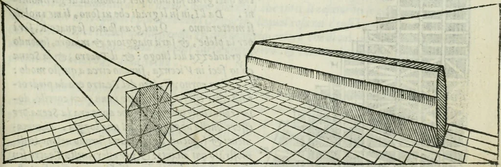 An illustration from Libro primo [-quinto] d'architettvra ..., 1566, leaf 88