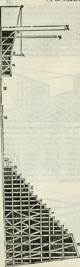 An illustration from Libro primo [-quinto] d'architettvra ..., 1566, leaf 89