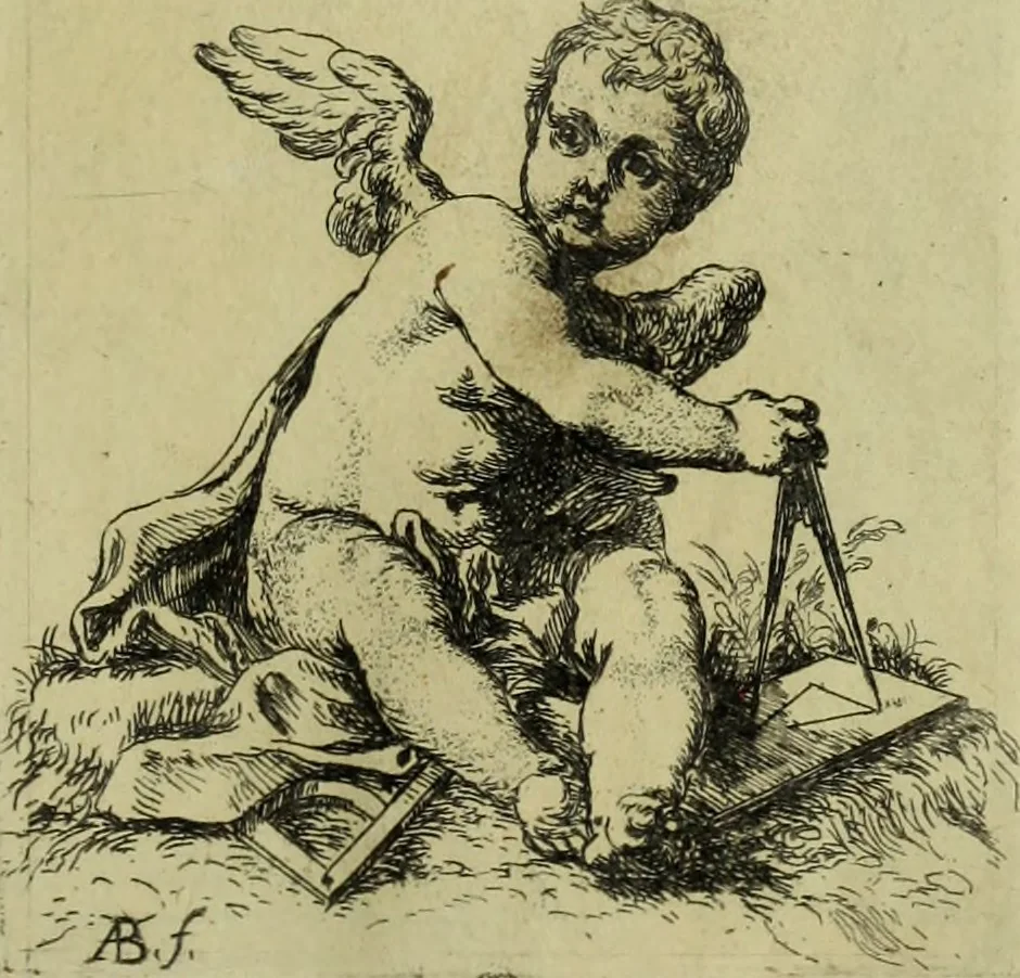 An illustration from Li cinque ordini dell'architettura civile di Michel Sanmicheli, rilevati dalle sue Fabriche, e descritti e publicati con quelli di Vitruvio, Alberti, Palladio, Scamozzi, Serlio e Vignola, 1735, leaf 2