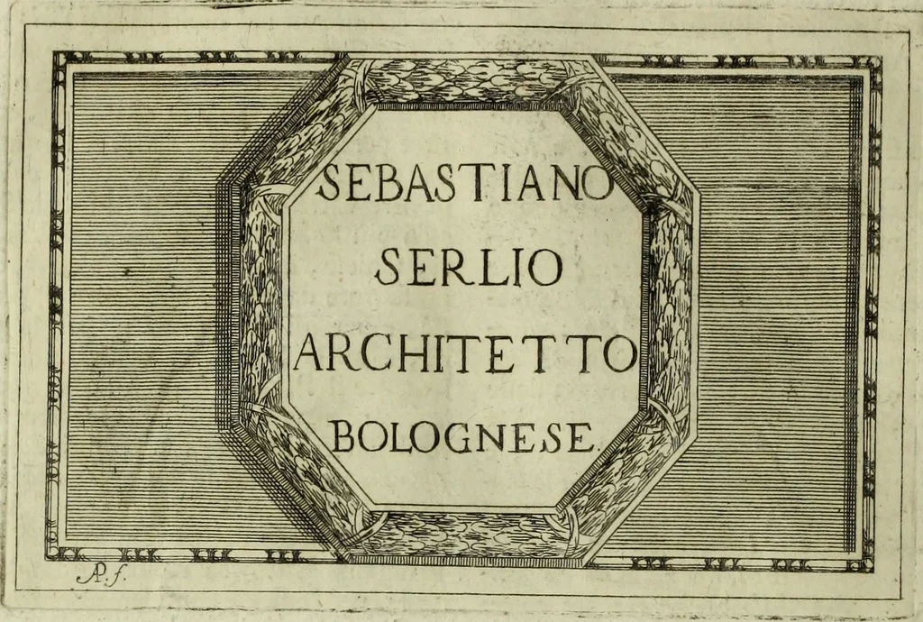 An illustration from Li cinque ordini dell'architettura civile di Michel Sanmicheli, rilevati dalle sue Fabriche, e descritti e publicati con quelli di Vitruvio, Alberti, Palladio, Scamozzi, Serlio e Vignola, 1735, leaf 41