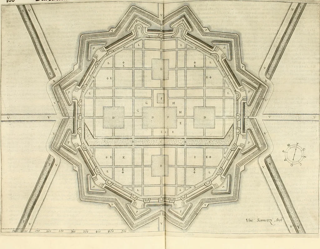 An illustration from L'idea della architettura vniversale, 1615, leaf 192