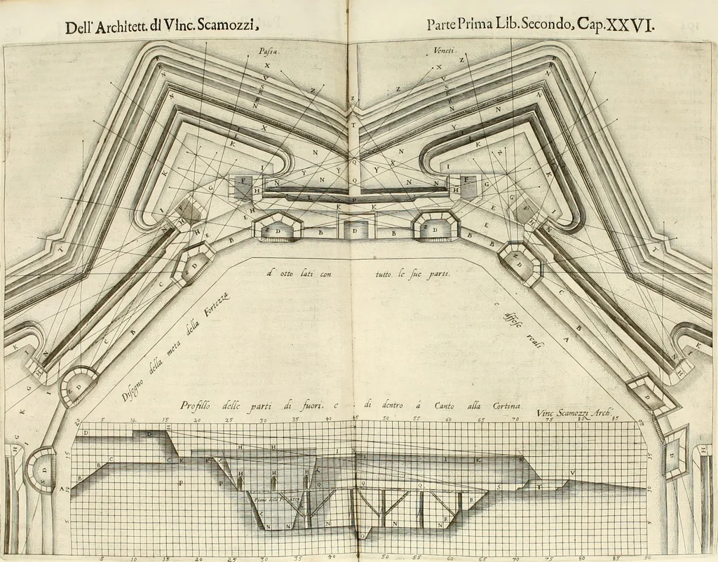 An illustration from L'idea della architettura vniversale, 1615, leaf 220