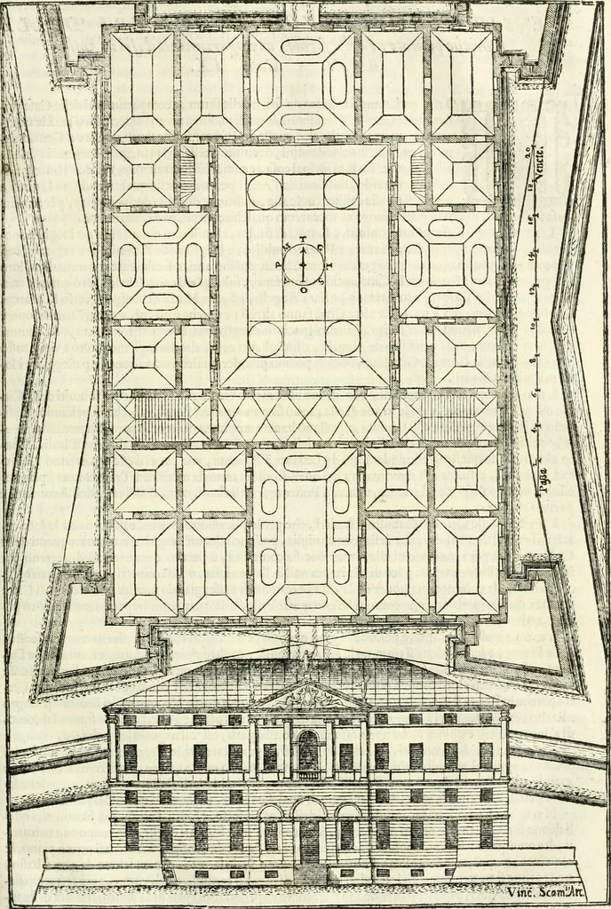 An illustration from L'idea della architettura vniversale, 1615, leaf 284