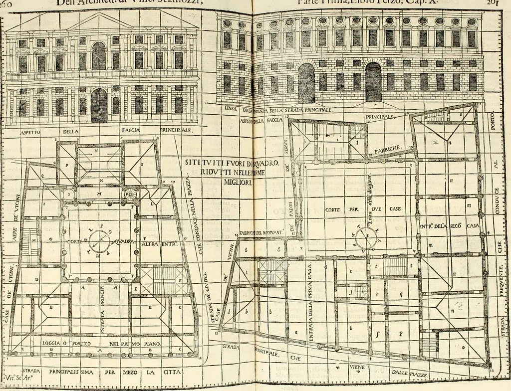 An illustration from L'idea della architettura vniversale, 1615, leaf 292