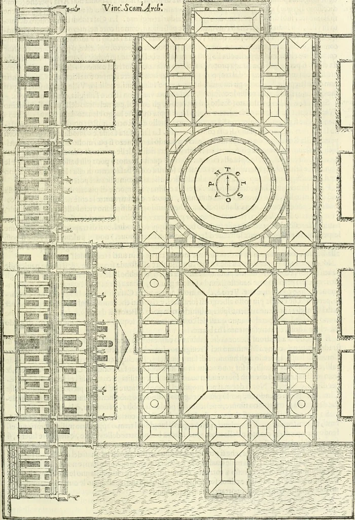 An illustration from L'idea della architettura vniversale, 1615, leaf 300
