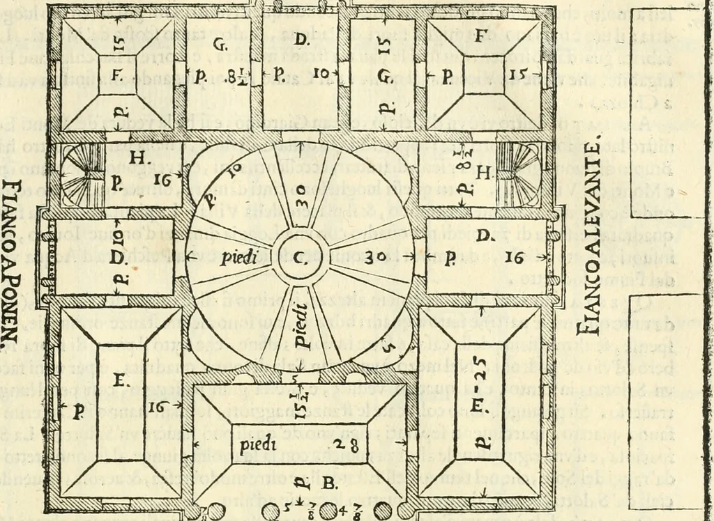 An illustration from L'idea della architettura vniversale, 1615, leaf 304