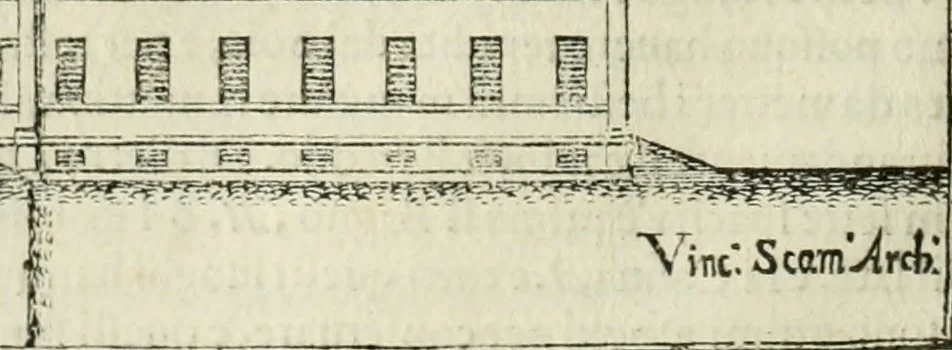An illustration from L'idea della architettura vniversale, 1615, leaf 315
