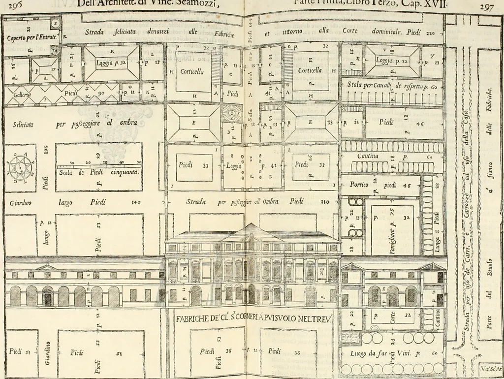 An illustration from L'idea della architettura vniversale, 1615, leaf 328