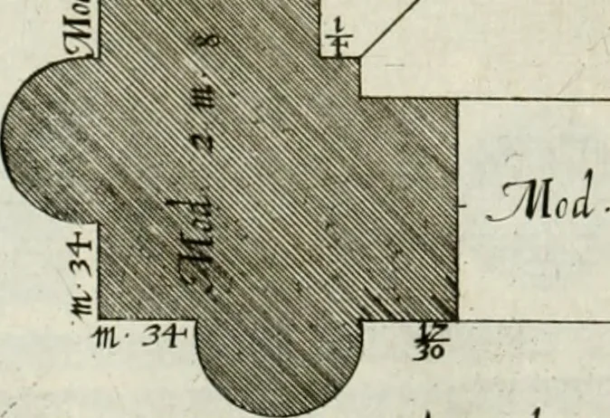 An illustration from L'idea della architettura vniversale, 1615, leaf 489