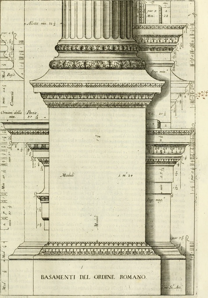An illustration from L'idea della architettura vniversale, 1615, leaf 544