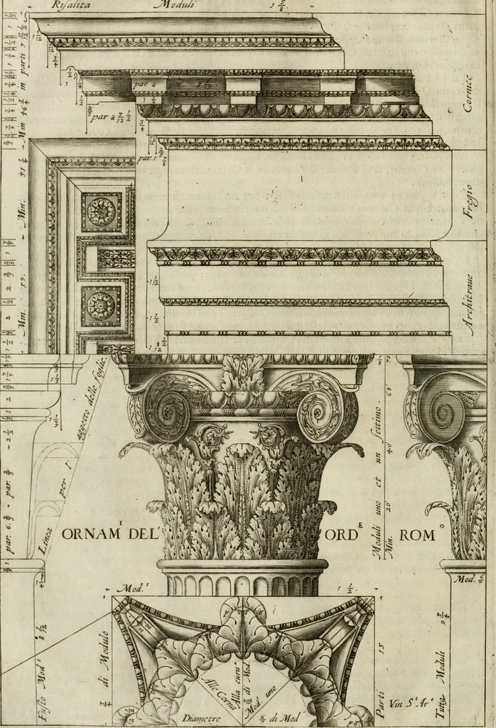 An illustration from L'idea della architettura vniversale, 1615, leaf 547