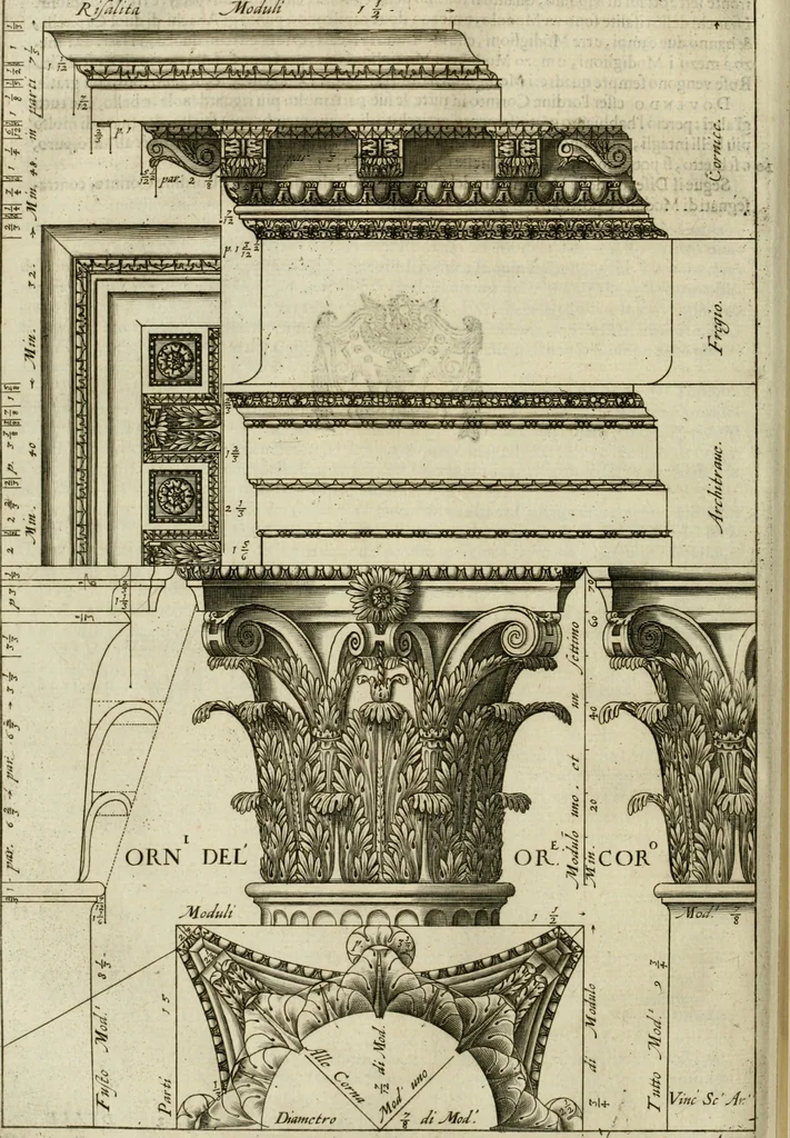 An illustration from L'idea della architettura vniversale, 1615, leaf 567