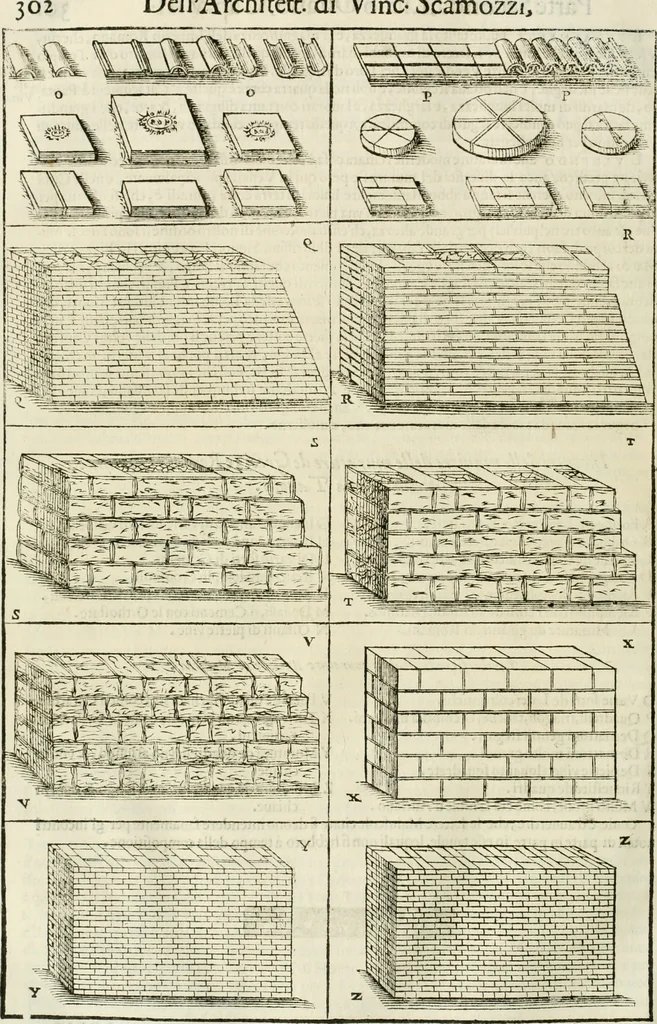 An illustration from L'idea della architettura vniversale, 1615, leaf 737