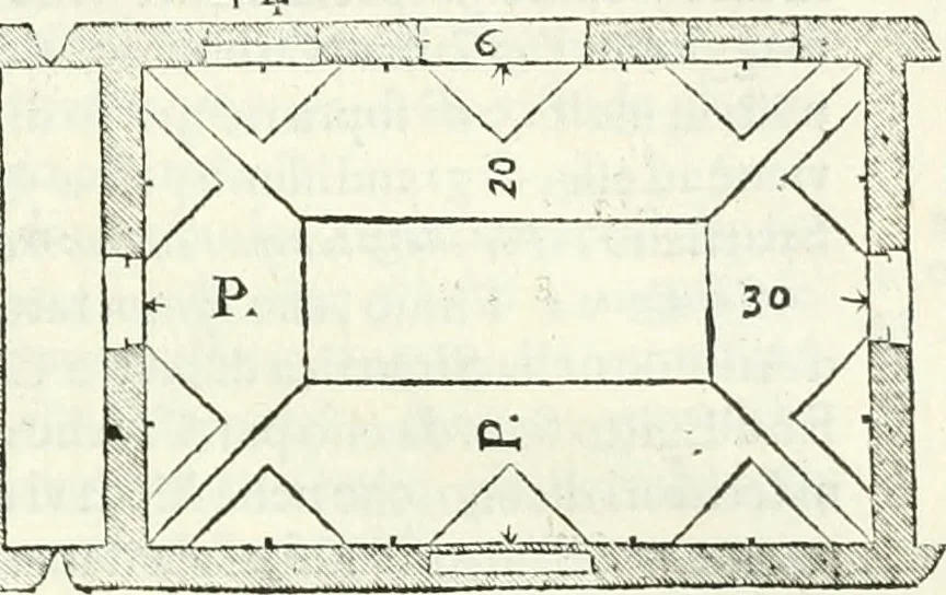 An illustration from L'idea della architettura vniversale, 1615, leaf 758