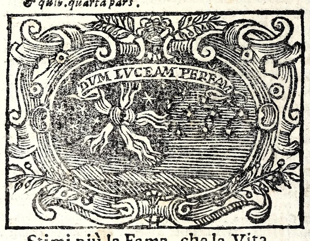 An illustration from L'idea del principe politico christiano, 1684, leaf 128