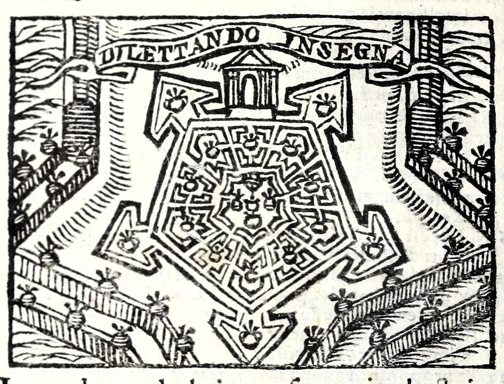 An illustration from L'idea del principe politico christiano, 1684, leaf 58