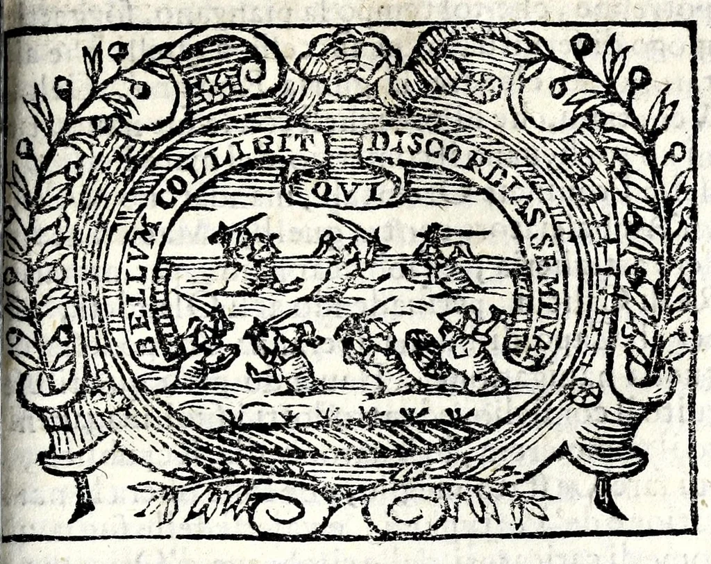 An illustration from L'idea del principe politico christiano, 1684, leaf 605