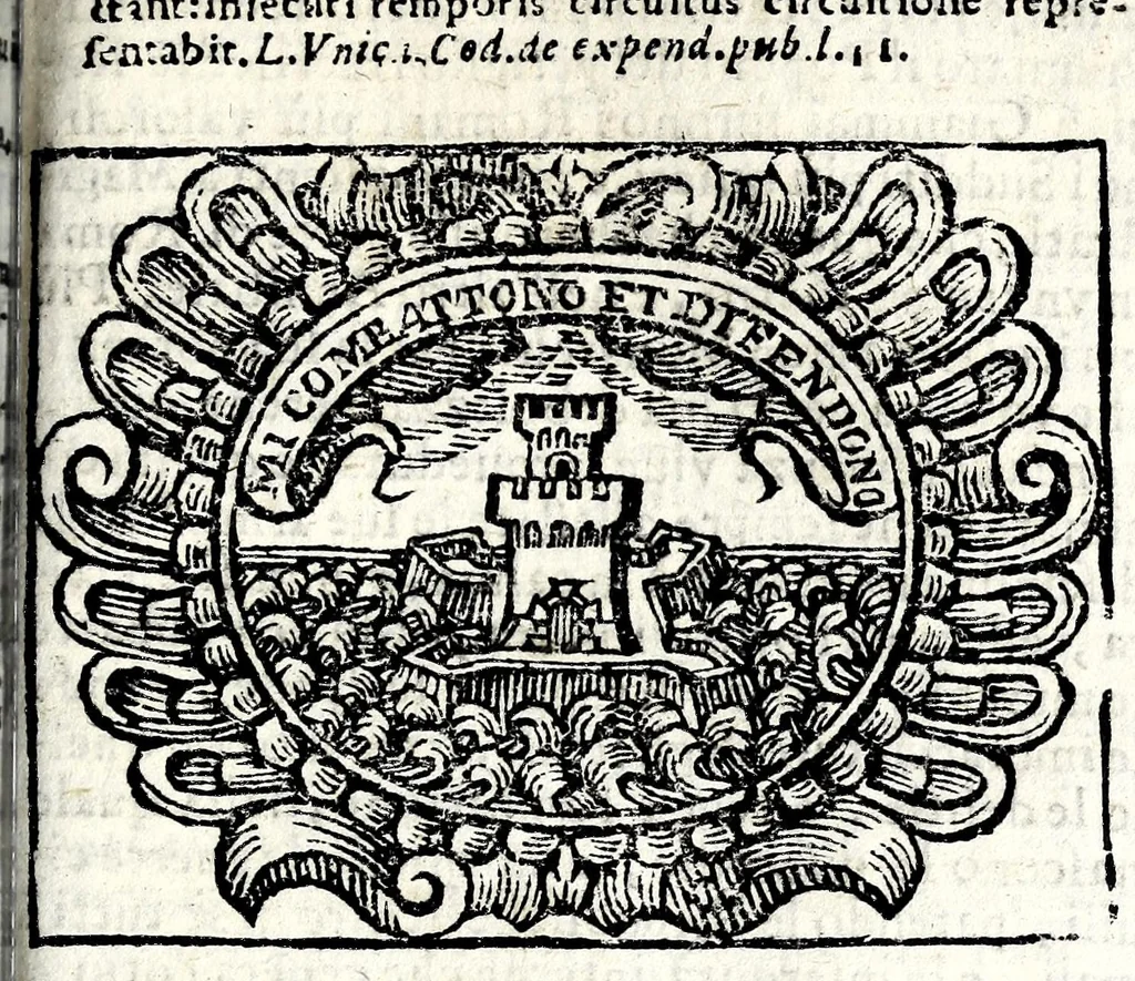 An illustration from L'idea del principe politico christiano, 1684, leaf 659