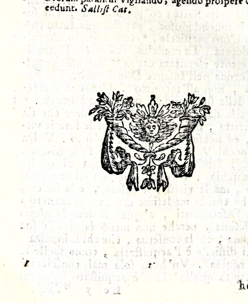 An illustration from L'idea del principe politico christiano, 1684, leaf 690