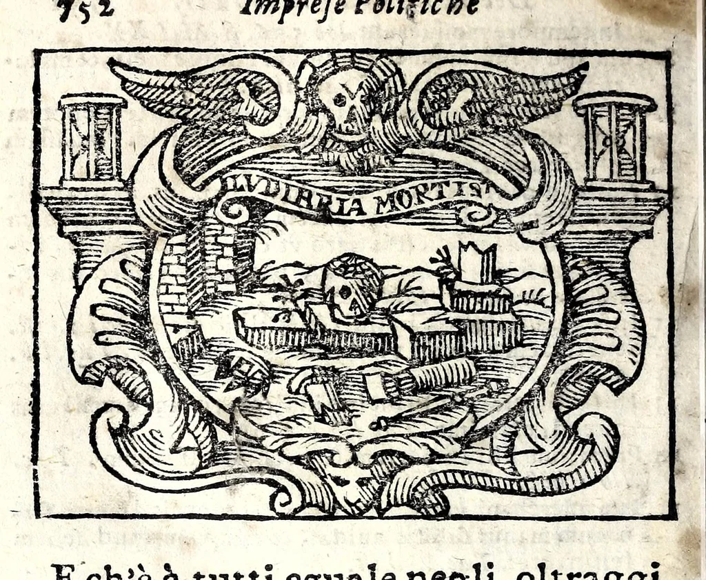 An illustration from L'idea del principe politico christiano, 1684, leaf 784
