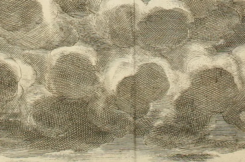 An illustration from L'idea di tutte le perfezioni : introduzione al balletto de' serenissimi principi Francesco & Antonio Farnesi : fatto rappresentare dal sereniss. sig. duca di Parma nel suo nuouo Teatrino, in occasione de' felicissimi sponsali del serenissimo sig. principe Odoardo, suo primogenito, con la serenissima signora principessa Dorotea Sofia di Neoburgo, 1690, leaf 21