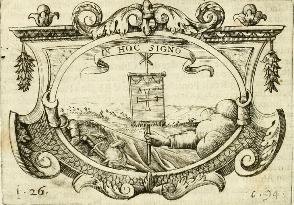 An illustration from L'idea di vn prencipe politico christiano, 1648, leaf 117