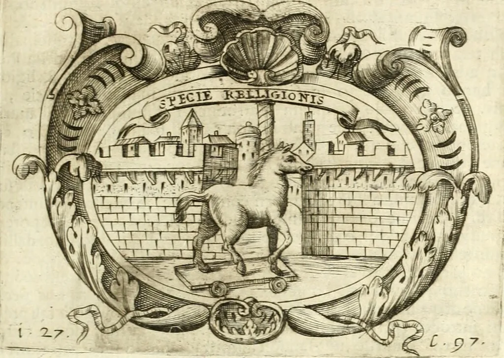 An illustration from L'idea di vn prencipe politico christiano, 1648, leaf 120