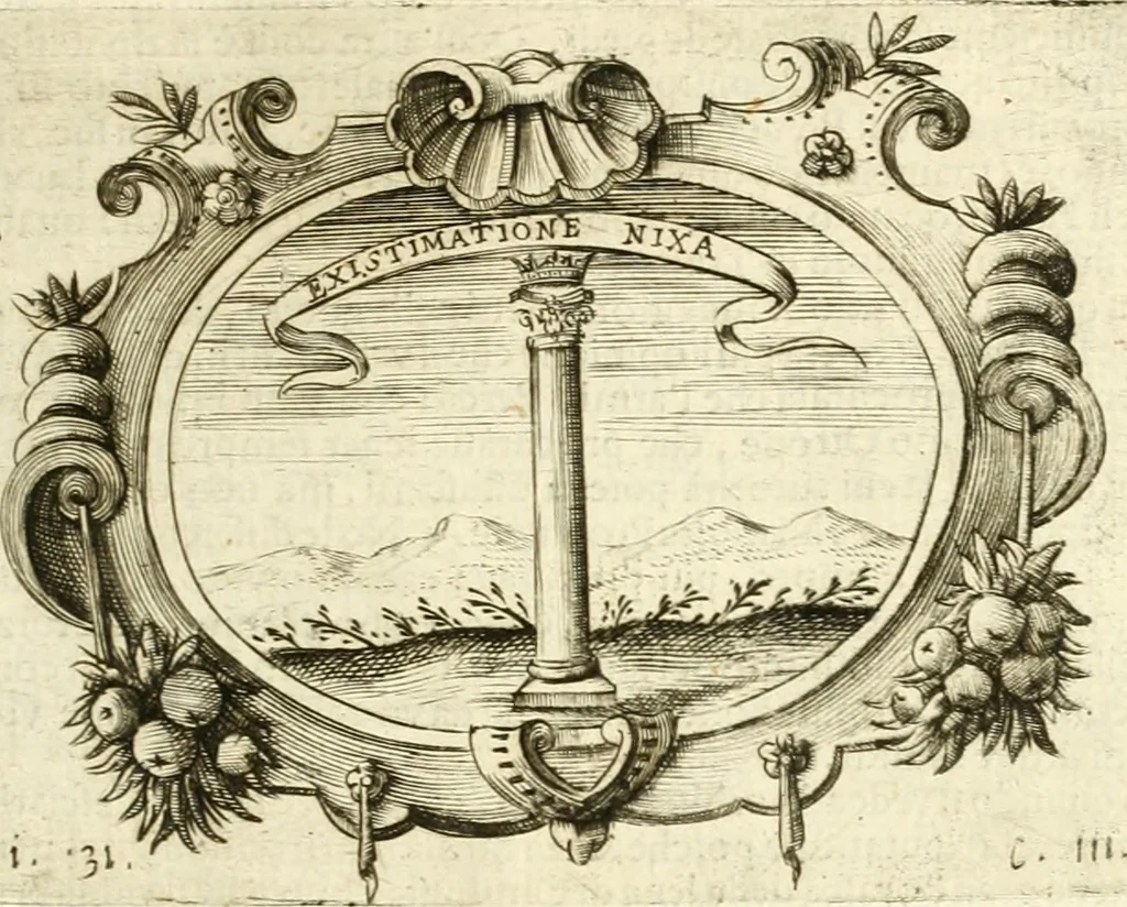 An illustration from L'idea di vn prencipe politico christiano, 1648, leaf 134