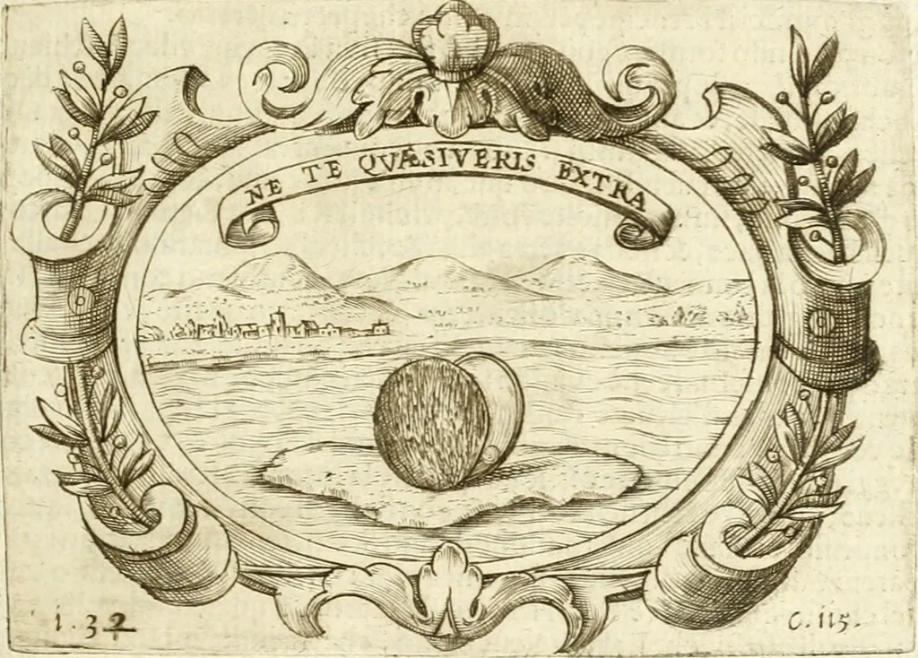 An illustration from L'idea di vn prencipe politico christiano, 1648, leaf 138