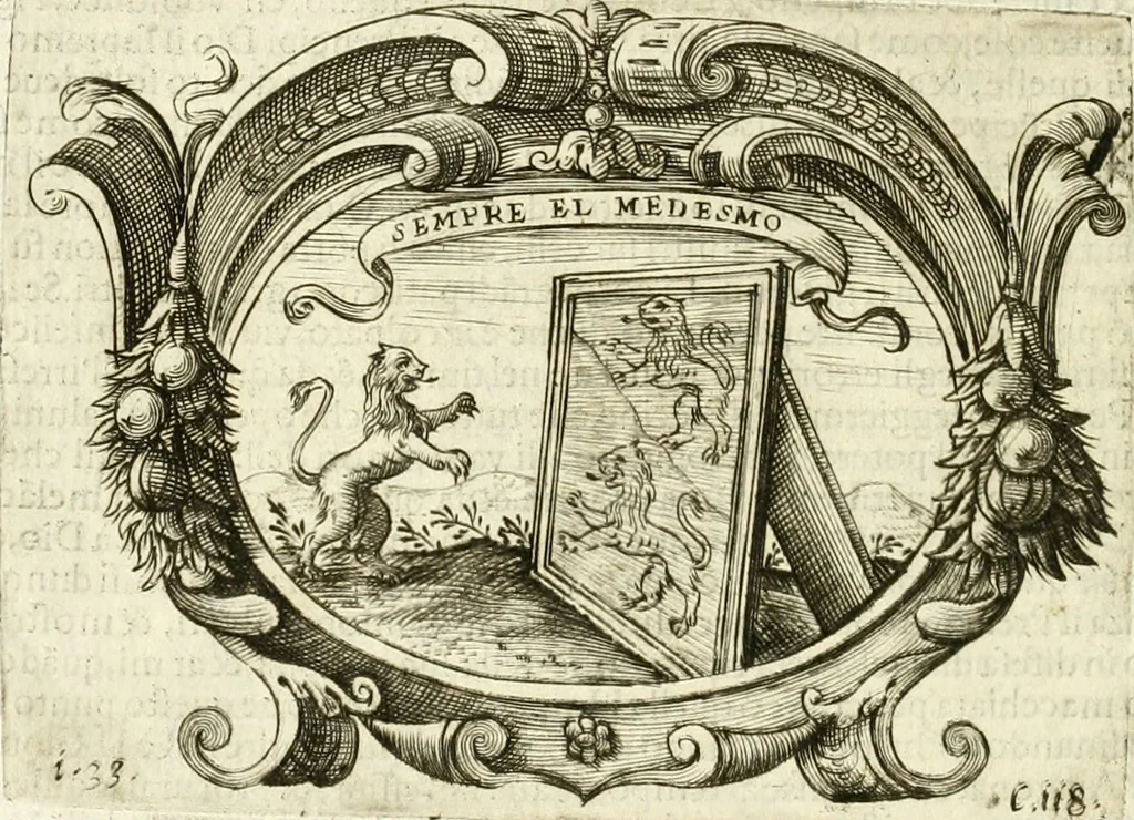 An illustration from L'idea di vn prencipe politico christiano, 1648, leaf 141