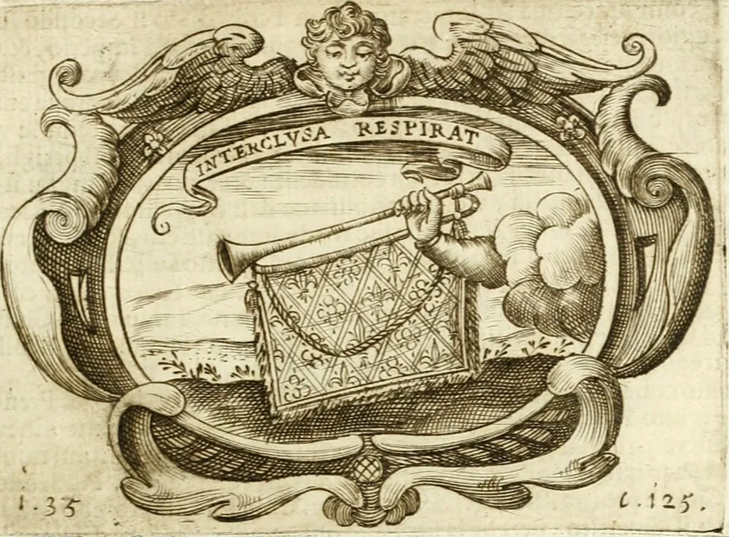 An illustration from L'idea di vn prencipe politico christiano, 1648, leaf 148