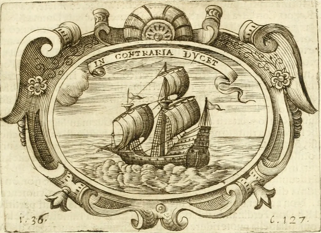 An illustration from L'idea di vn prencipe politico christiano, 1648, leaf 150