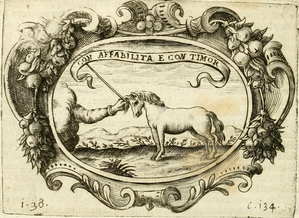An illustration from L'idea di vn prencipe politico christiano, 1648, leaf 157