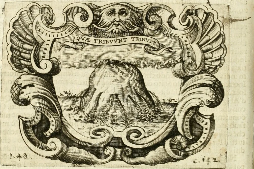 An illustration from L'idea di vn prencipe politico christiano, 1648, leaf 165