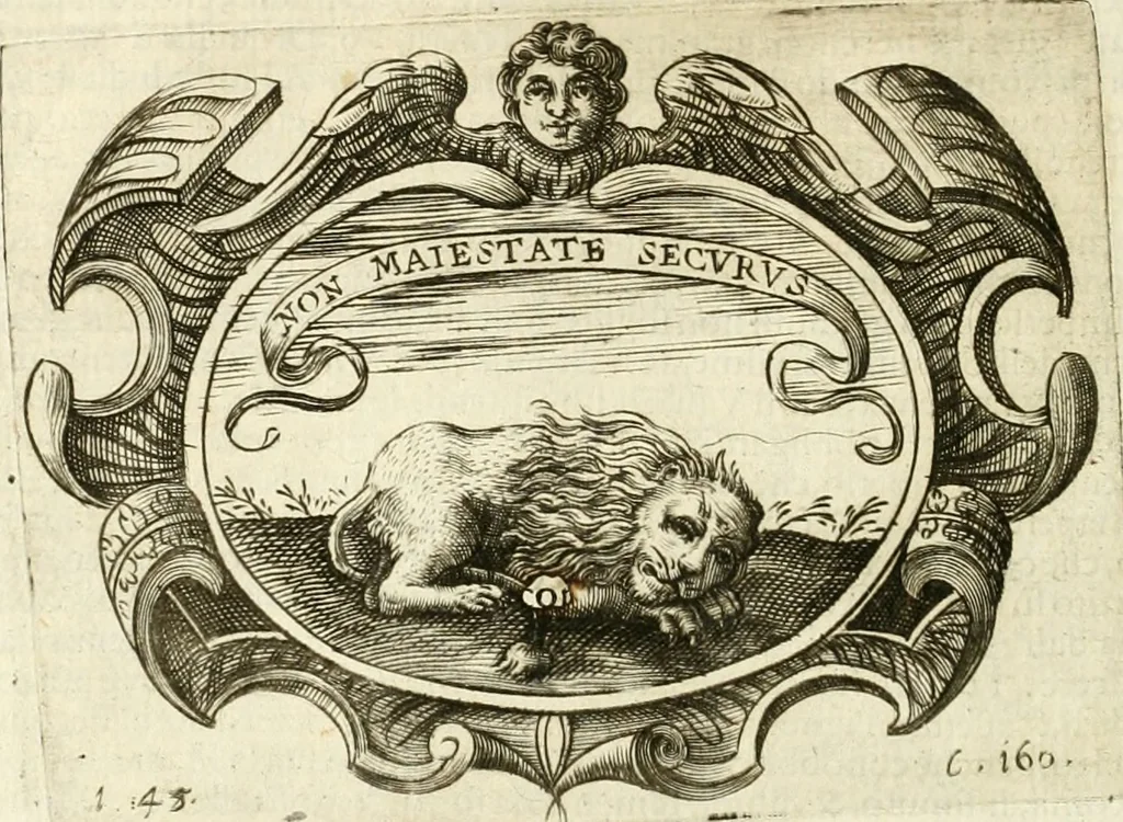 An illustration from L'idea di vn prencipe politico christiano, 1648, leaf 183