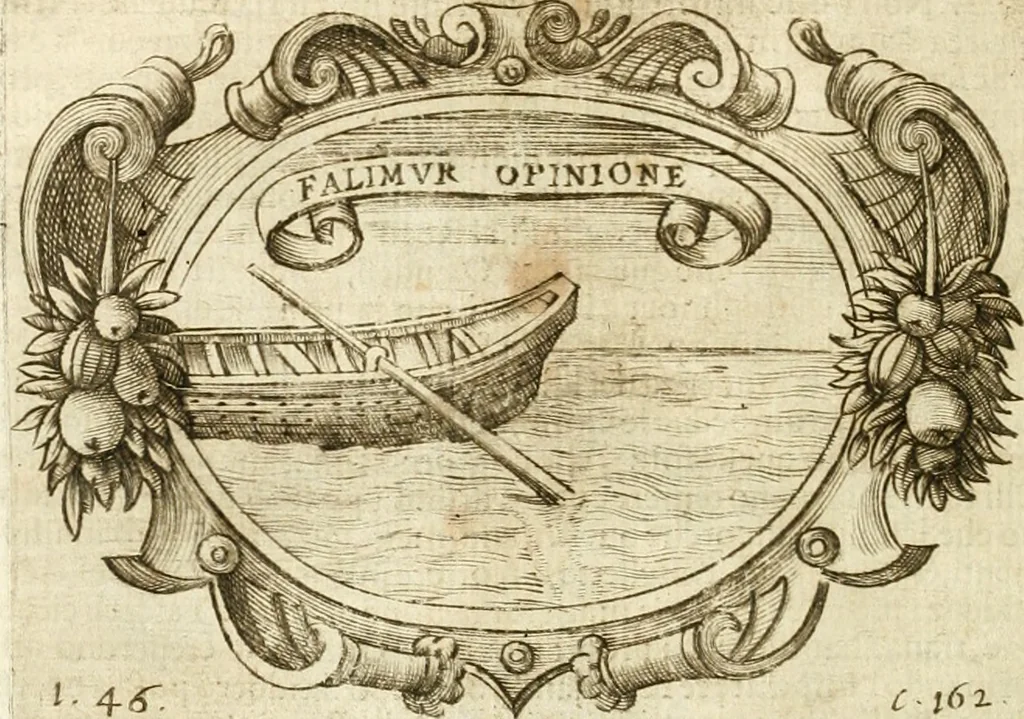 An illustration from L'idea di vn prencipe politico christiano, 1648, leaf 185