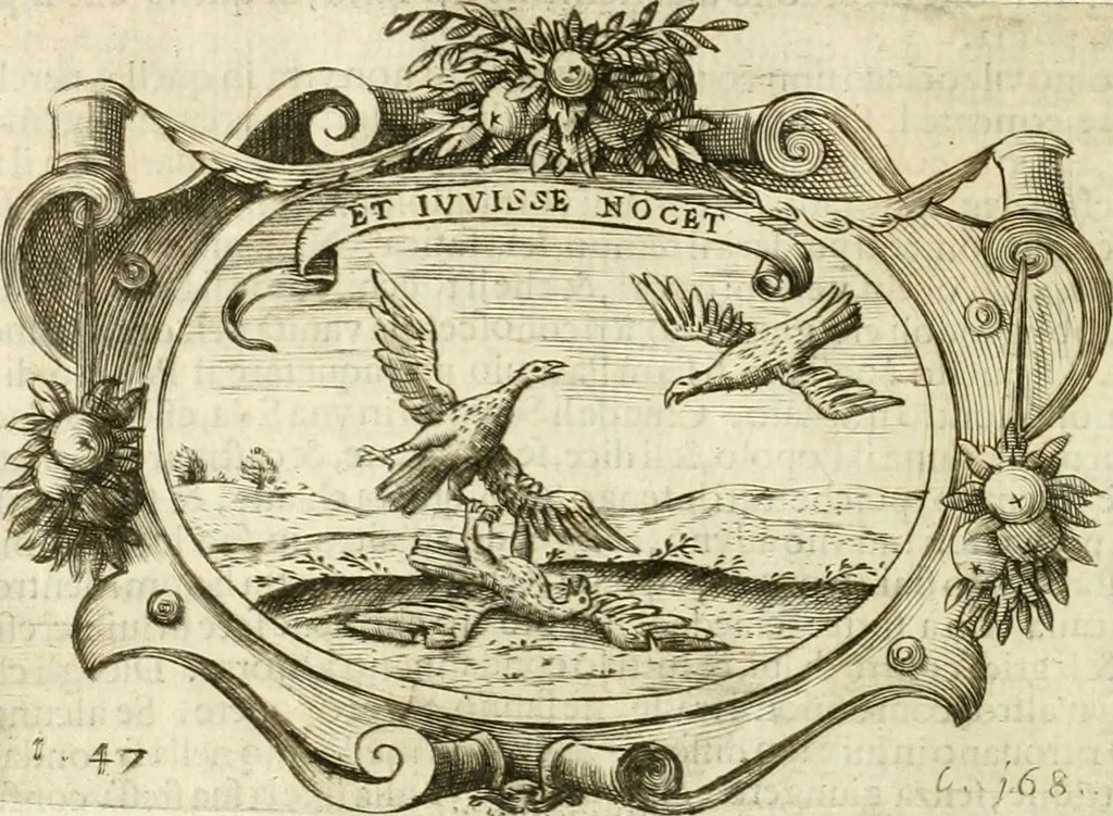 An illustration from L'idea di vn prencipe politico christiano, 1648, leaf 191