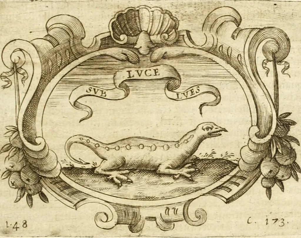 An illustration from L'idea di vn prencipe politico christiano, 1648, leaf 196