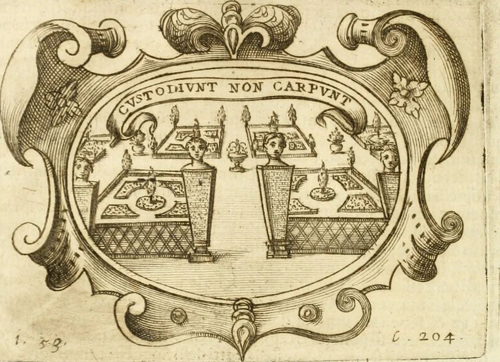 An illustration from L'idea di vn prencipe politico christiano, 1648, leaf 227